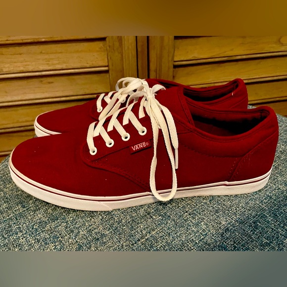 Vans Shoes - VANS maroon sneakers size 10